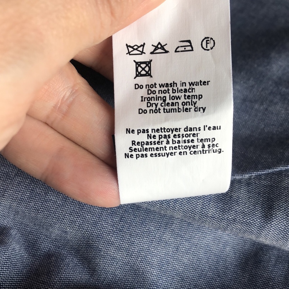 JIL SANDER Navy Cotton Top - Picture 7 of 9